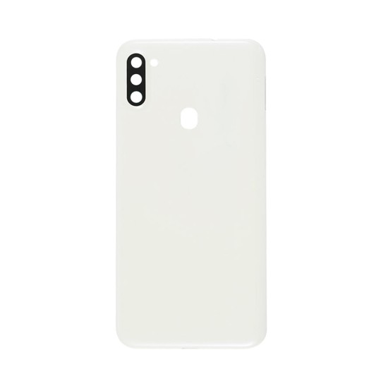 Back Cover+Camera Lens Samsung Galaxy A11/A115 White